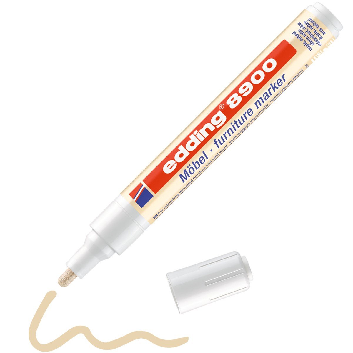 EAN 4004764897032 - Edding 8900 marcador permanente Punta redonda Beige 1 pieza(s) imagen 1