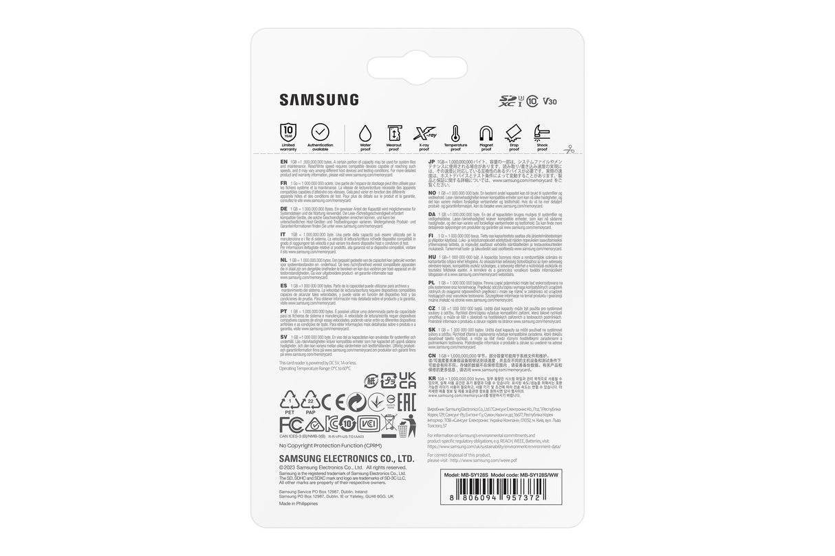 EAN 8806094957372 - Samsung MB-SY128S 128 GB SDXC UHS-I imagen 6
