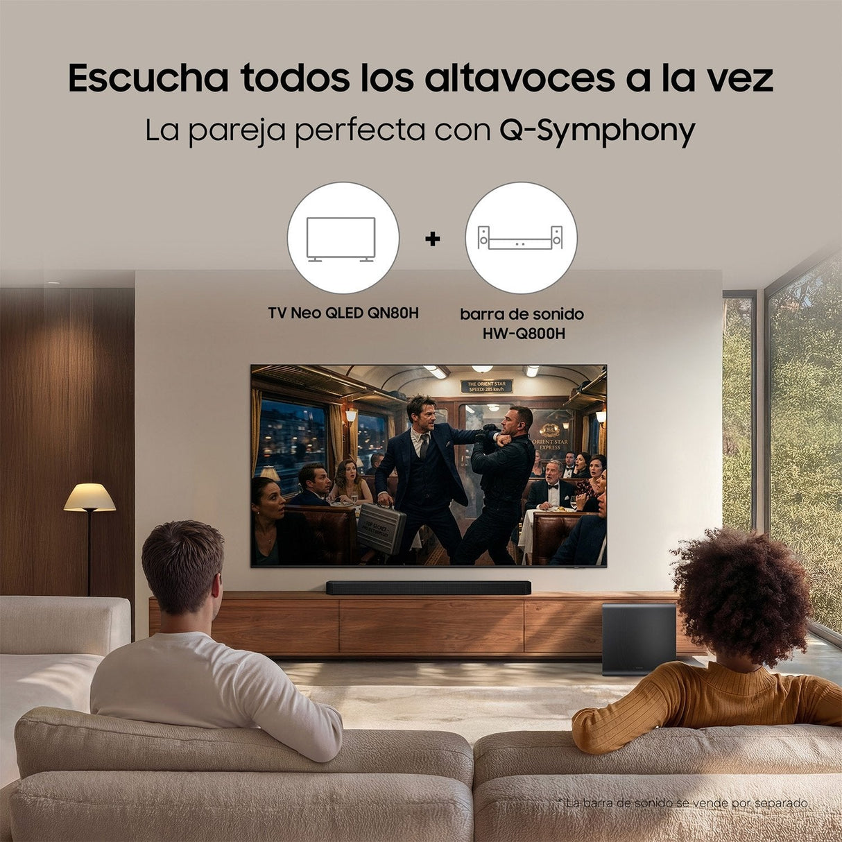 Televisor Samsung Tv Neo Qled Qn80h 65" 4k Smart Tv Con Ia