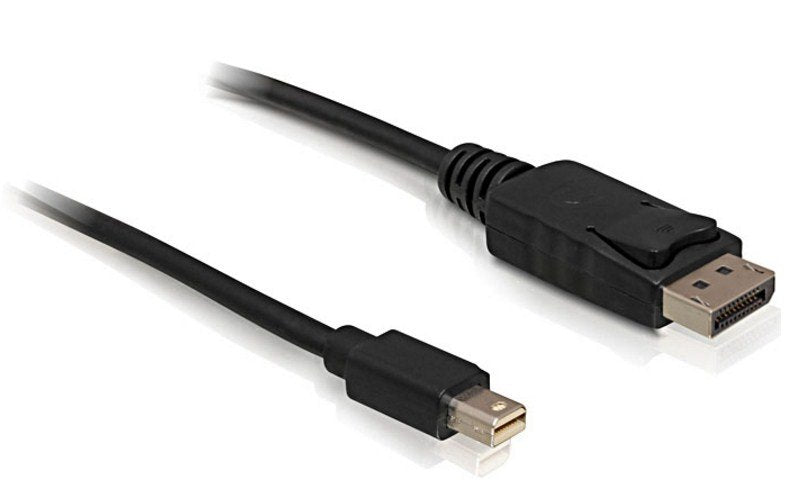 Delock Cable Mini Displayport -> Displayport 2m M/M Black Dp 4k 60hz