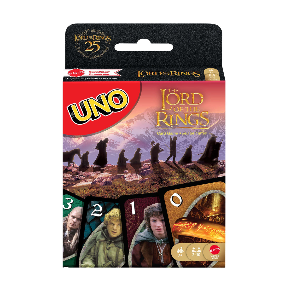 Juego Cartas Uno El Señor De Los Anillos