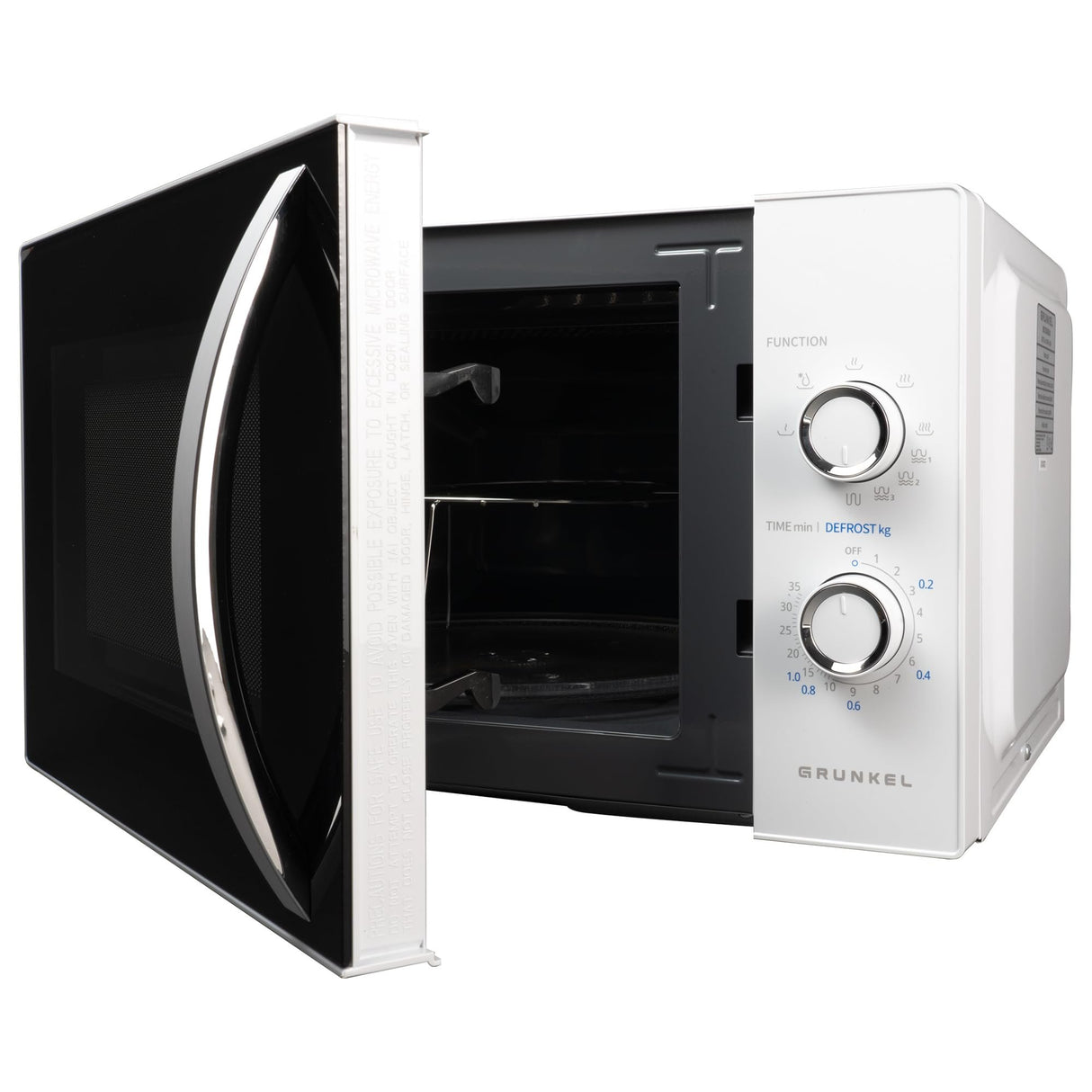 EAN 8426156018713 - Grunkel MWG-25MG Blanco Microondas con grill Encimera 25 L 800 W imagen 3