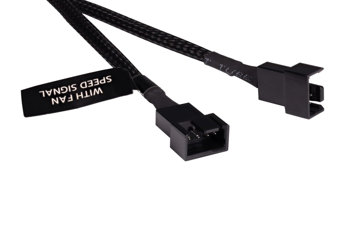 Alphacool Y-Splitter 4-Pin Auf 4x 4-Pin Pwm 30cm - Negro