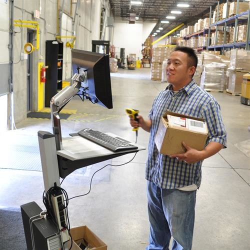 Soporte Ergotron Neo-Flex Lcd Cart Gris Panel Plano Carro De Suelo Con Ruedas Multimedia