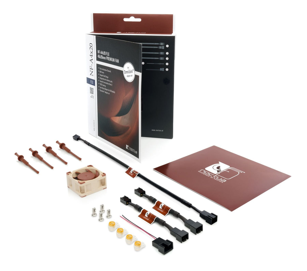 EAN 9010018100112 - Noctua NF-A4x20 FLX Carcasa del ordenador Ventilador 4 cm Beige, Marrón imagen 4