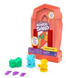 Spin Master Kinetic Sand - Sandy Farm Set, Arena De Juego 340 Gramos De Arena 6072781