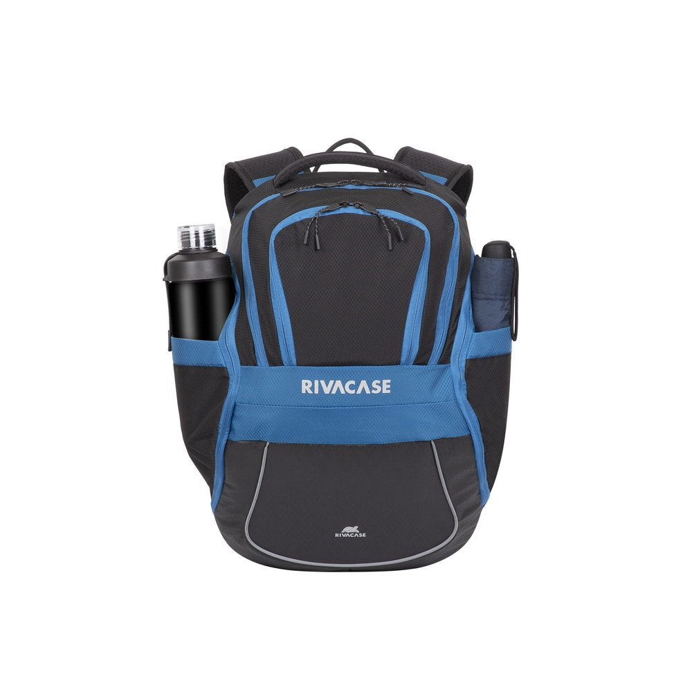 Rivacase 5225 Mochila Informal Negro, Azul Nylon