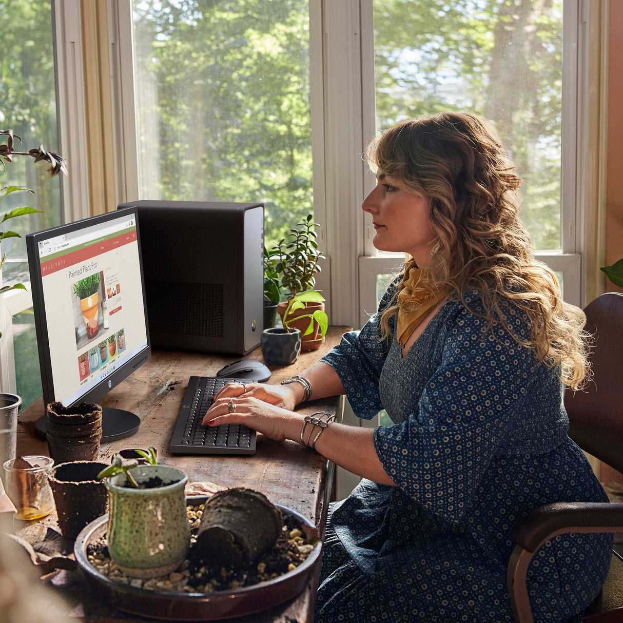 Pc Hp Omnidesk M02-0021ns I5-14400 16gb 1tb Freedos