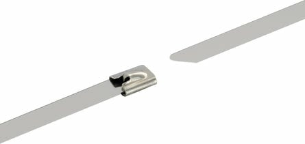 Juego De 10 Bridas Para Cables De Acero Inoxidable, 0.25 Cm