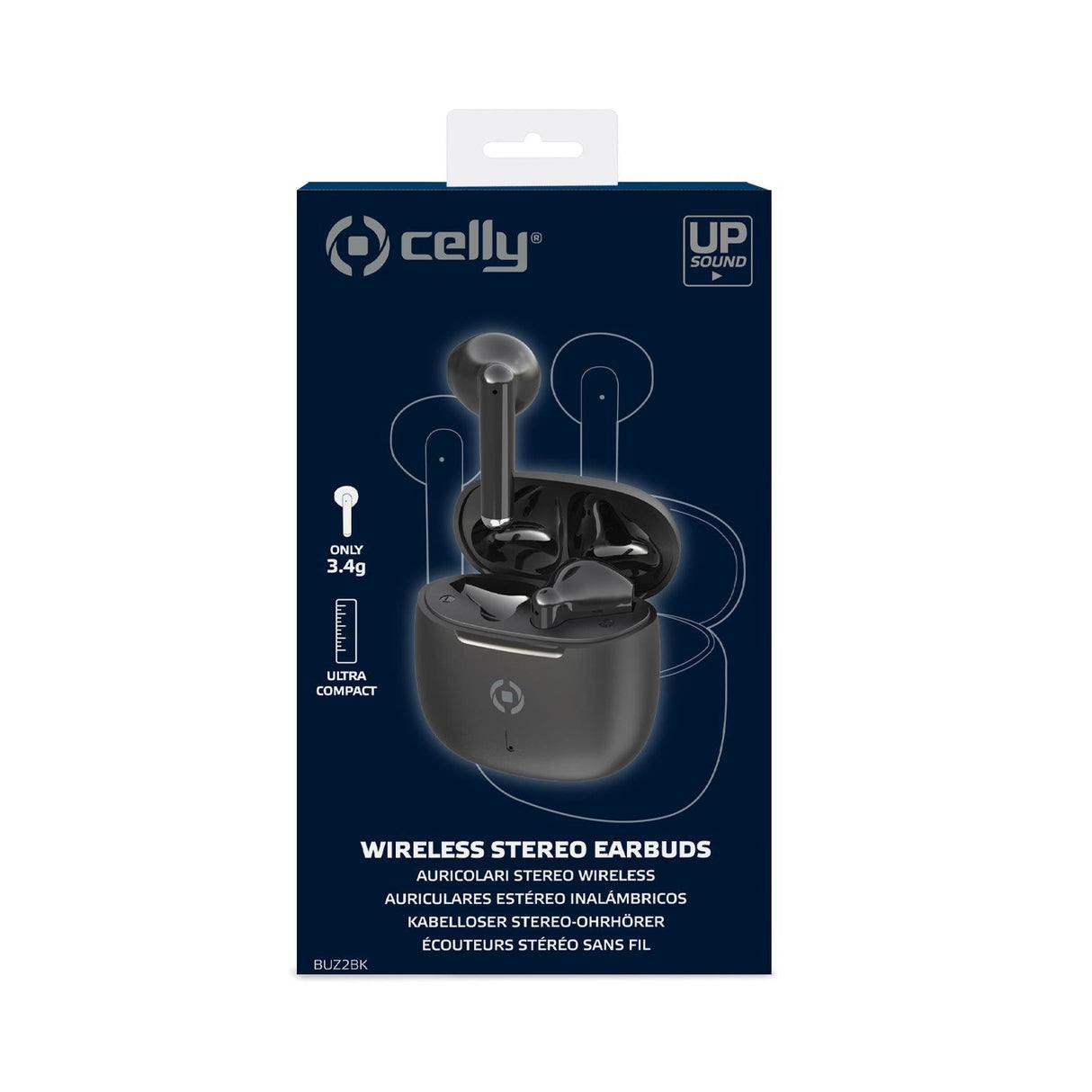 Auricular Celly True Wireless Buz 2 Bk