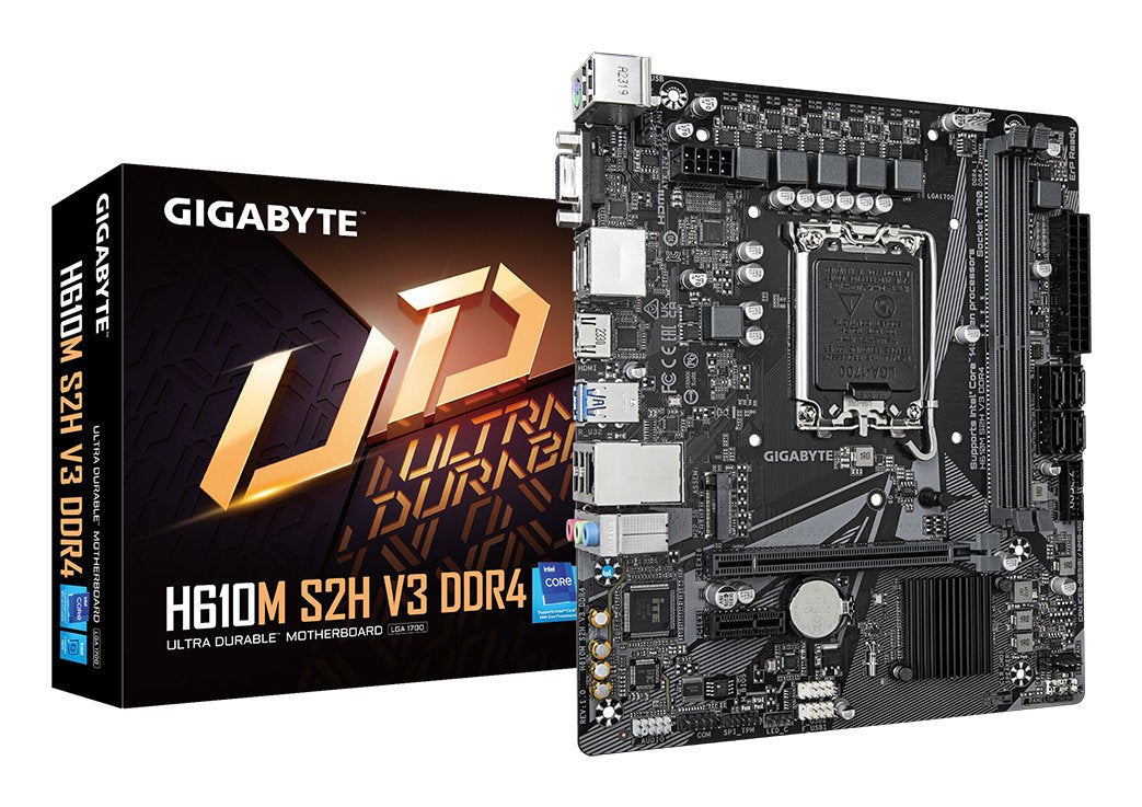Placa Base Gigabyte H610m S2h V3 Ddr4 Matx 2xddr4