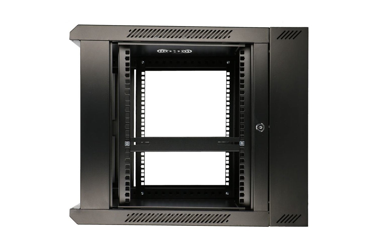 Extralink 6u 600x600 Azh Wall-Mounted Rackmount Cabinet Swing Type Black