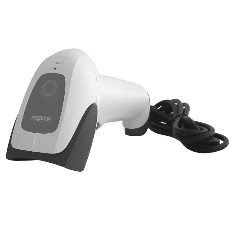 EAN 8435099530596 - Approx APPLS22WH lector de código de barras Lector de códigos de barras portátil 1D/2D Blanco imagen 1