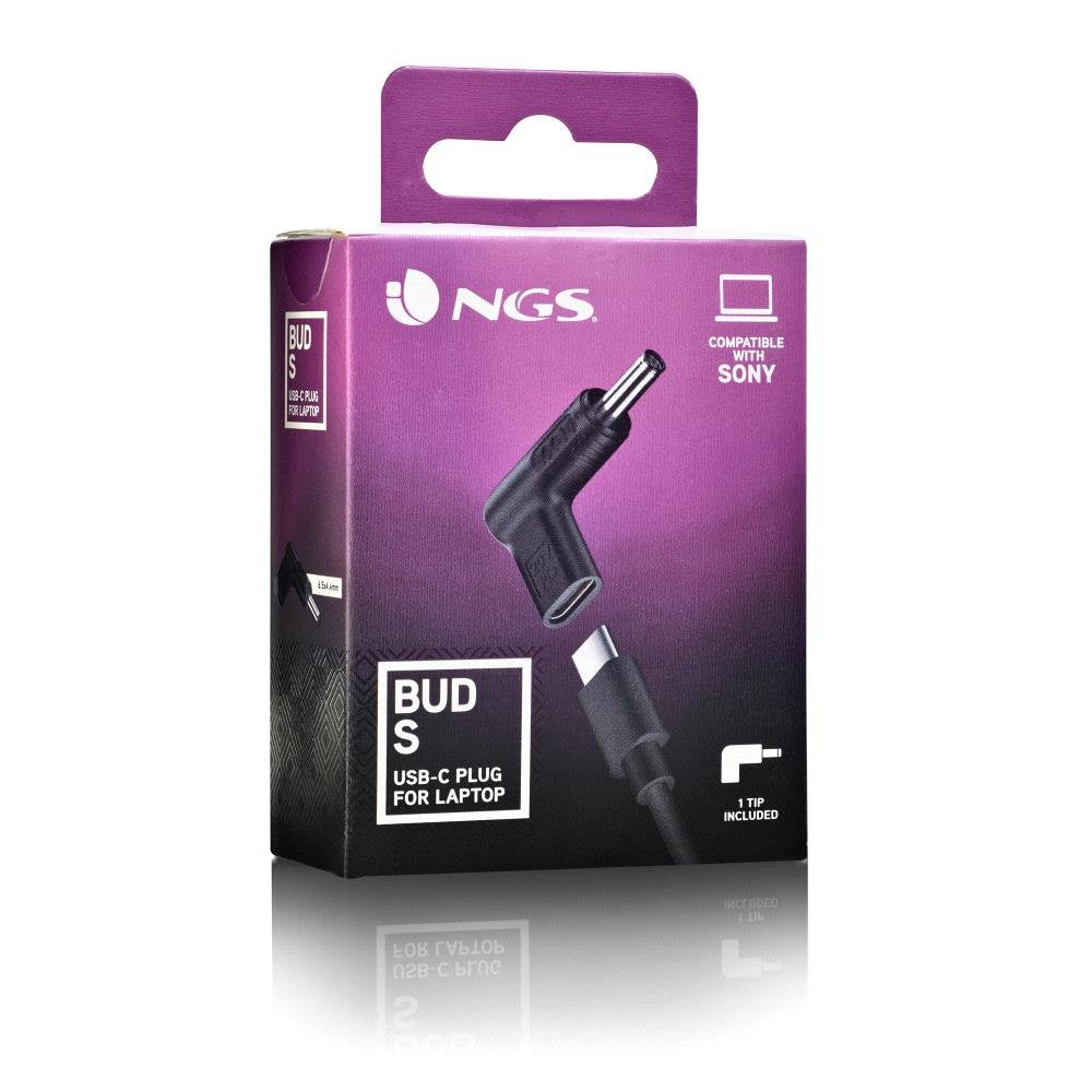 EAN 8435430625325 - NGS BUD-S Clavija de adaptador de corriente para ordenador portátil imagen 4