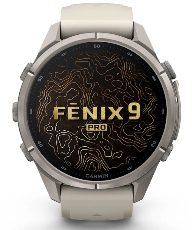 Garmin Fenix 9 Pro Inreach Lte 43mm Titanio Con Correa De Silicona En Blanco