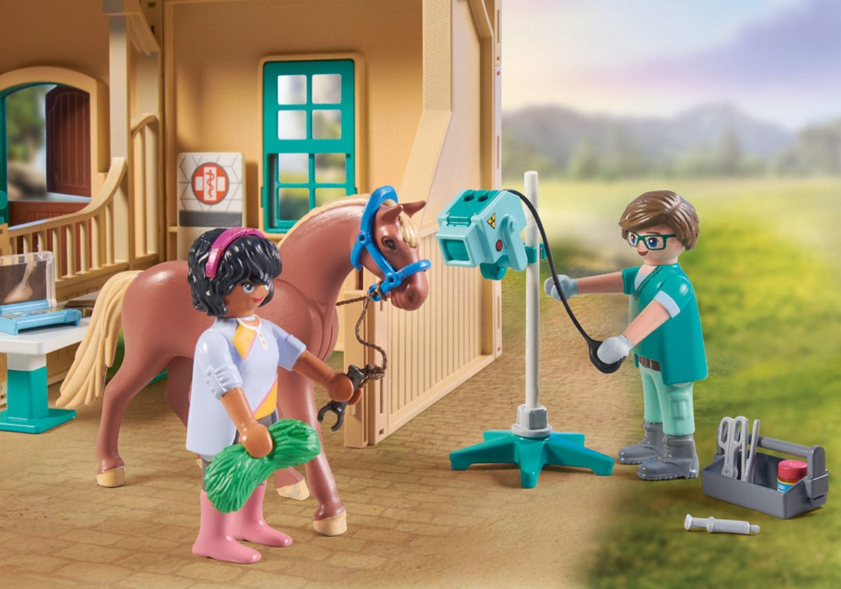 Playmobil 71352 Caballos De La Cascada Equitación Terapéutica Y Consulta Veterinaria, Juguete De Construcción