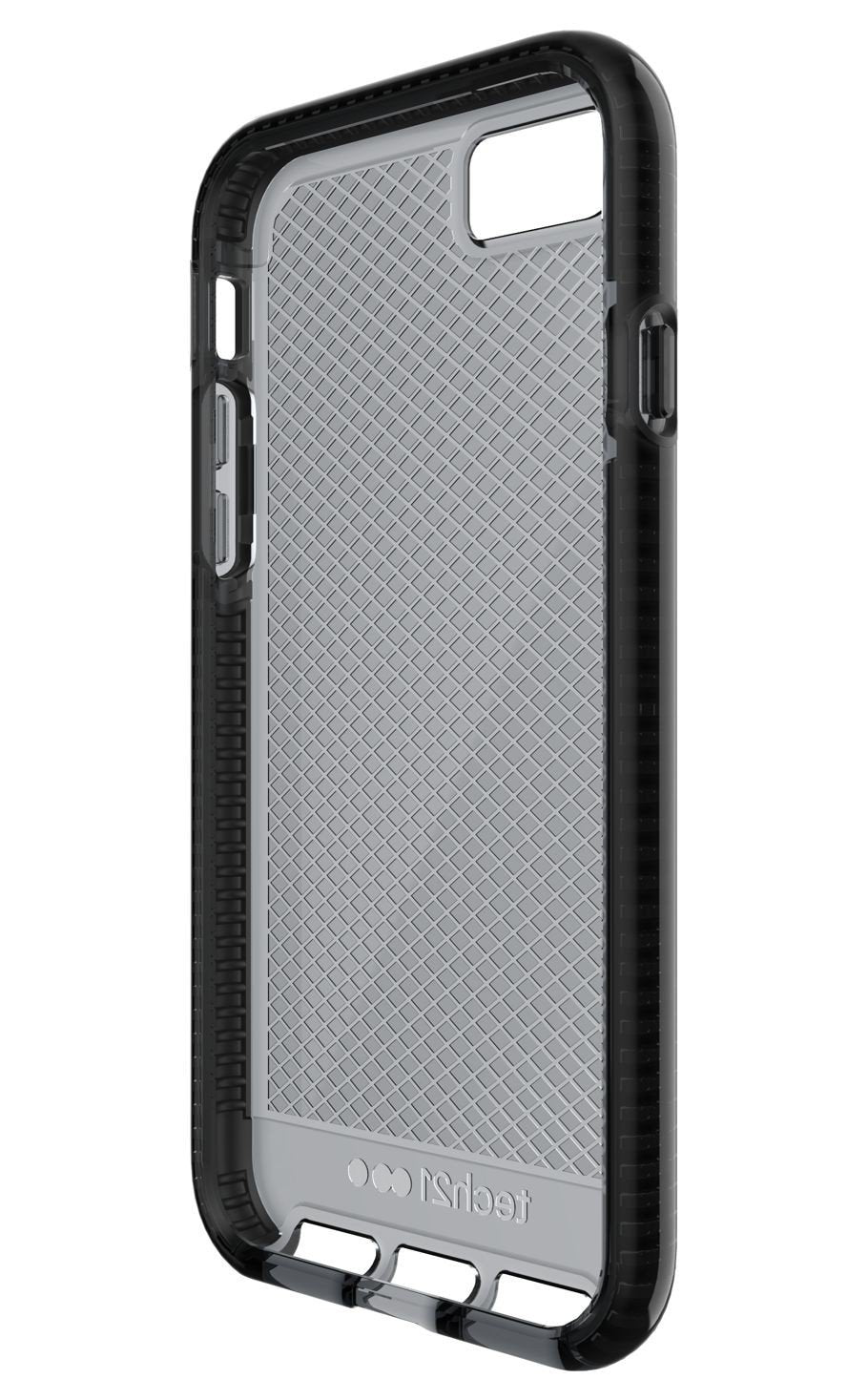 Tech21 Evocheck Case Smoke Negro For Iphone Se 7 8 - 5055517362535