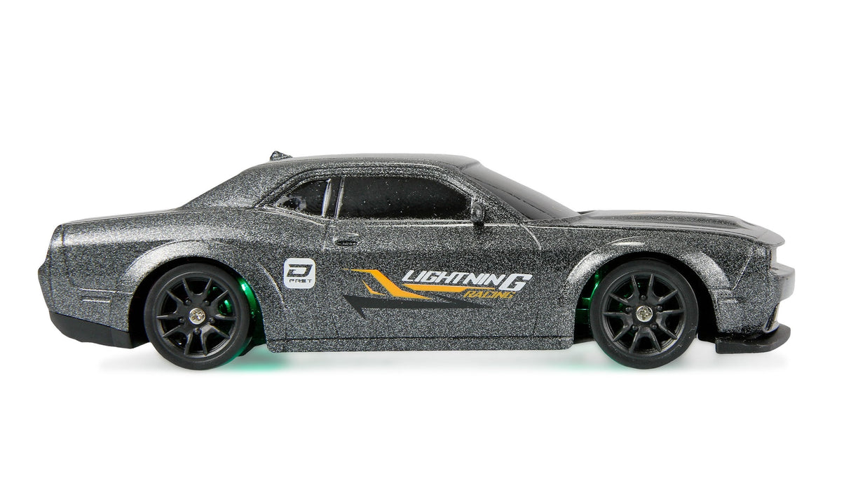 Amewi Drift Sport Muscle Car Con Gyro 4wd 1:43 Rtr Gris 6+