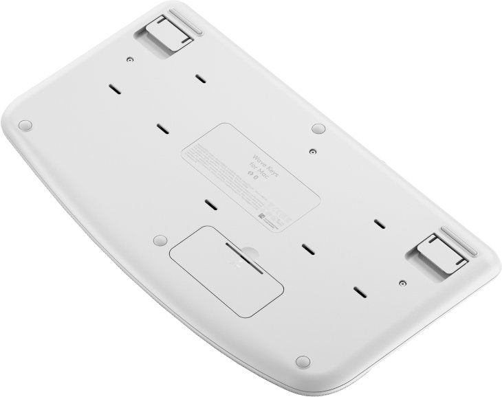 Teclado Alemán Logitech Wave Keys For Mac Hogar / Oficina Bluetooth Qwertz Blanco