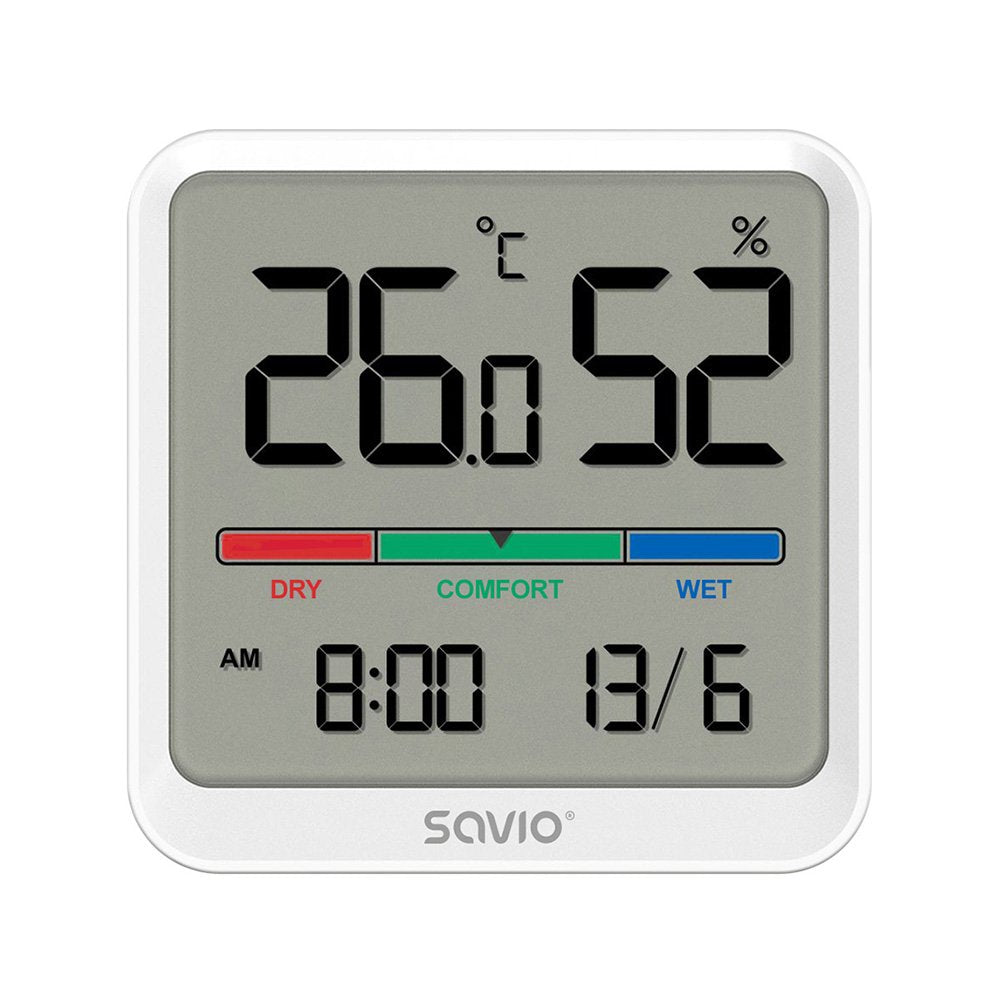 EAN 5901986048381 - Savio CT-01/W sensor de temperatura y humedad Interior Independiente imagen 1