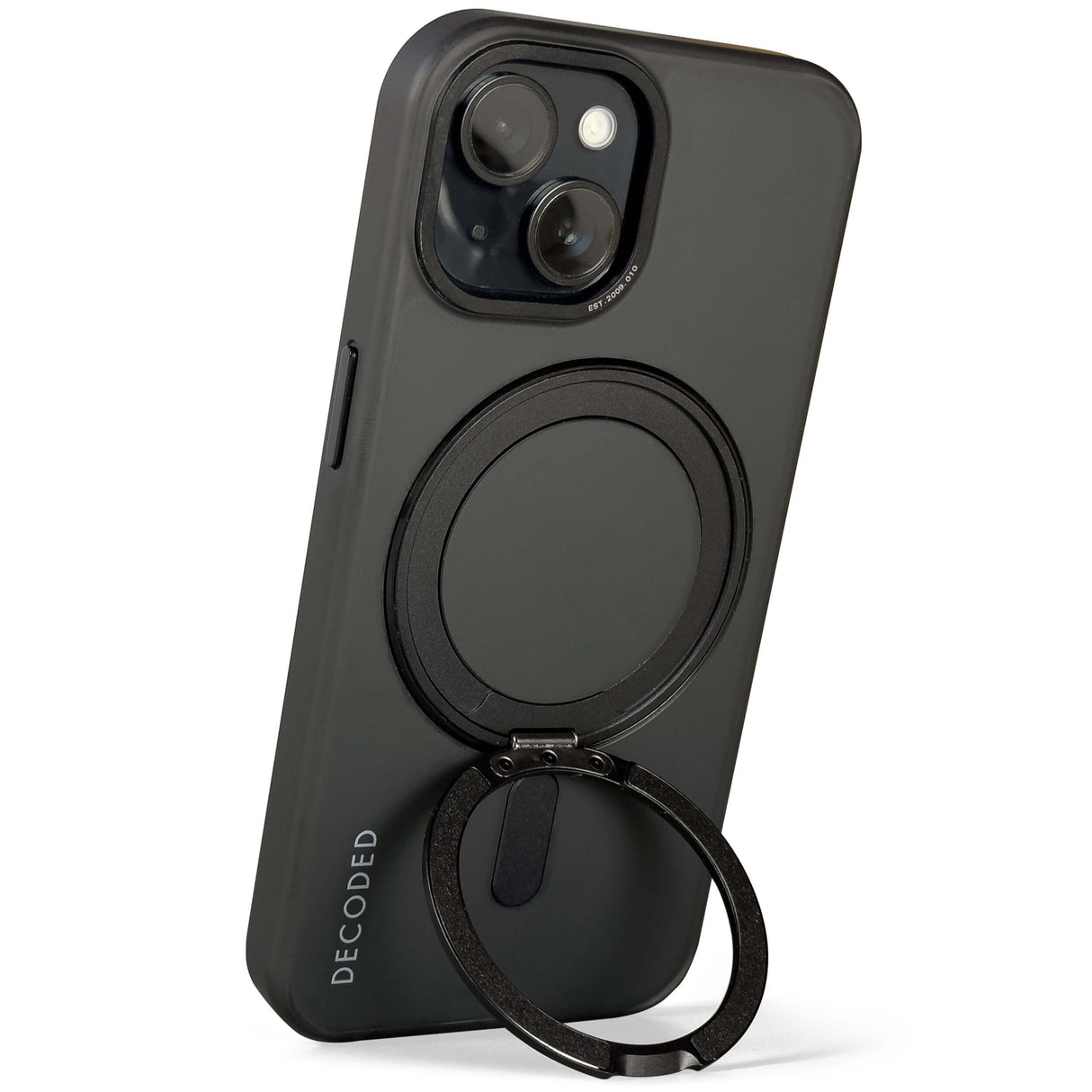 Decoded Recycled Plastic Loop Stand Backcover Iphone 15 Black
