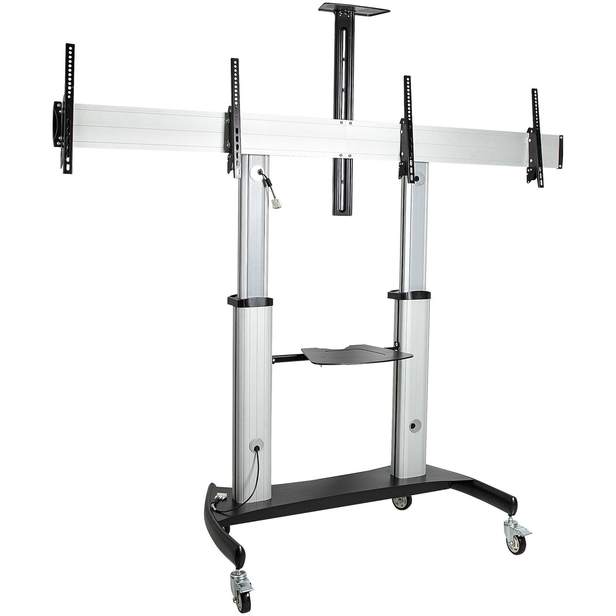 EAN 0065030891653 - StarTech.com STNDMTVDUO soporte para TV 152,4 cm (60") Negro, Plata imagen 3