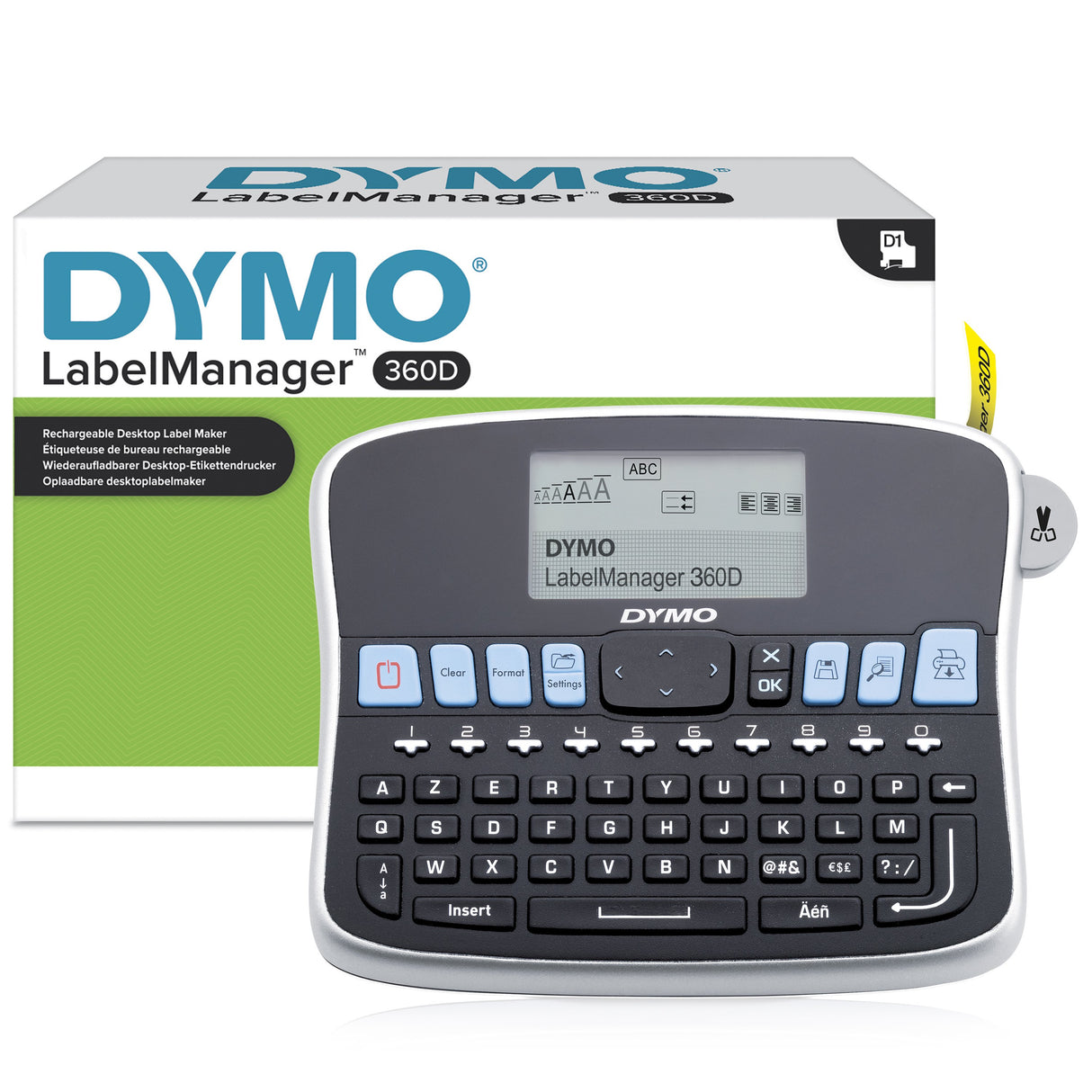 EAN 3501170879511 - DYMO LabelManager 360D™ AZY impresora de etiquetas Transferencia térmica 180 x 180 DPI 12 mm/s Alámbrico imagen 1