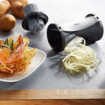 EAN 4006664137805 - GEFU Spirelli 2.0 rebanadora Manual Negro, Plata Plástico, Acero inoxidable imagen 2