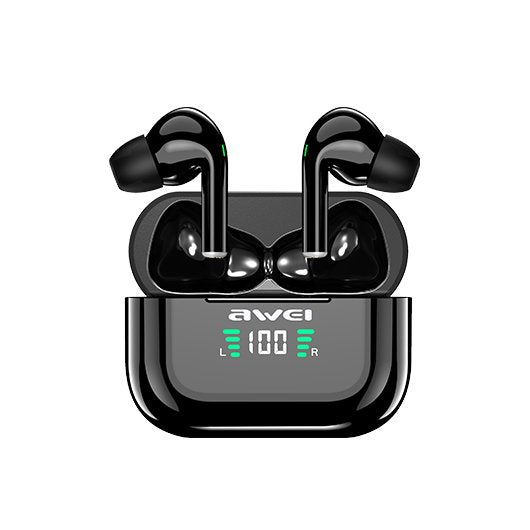 Auriculares Awei T29p True Wireless Stereo (Tws) Dentro De Oído Llamadas/Música Bluetooth Negro