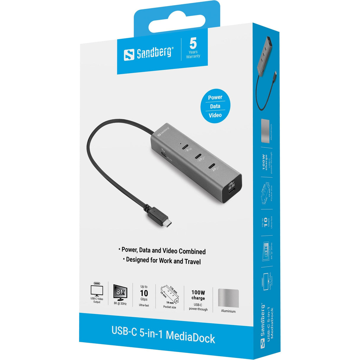 Usb-C 5-In-1 Mediadock