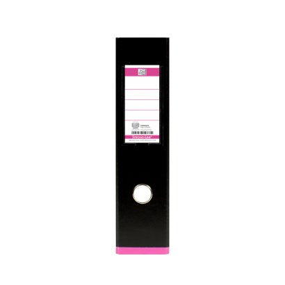 Oxford Mycolour Strong-Line Archivador Negro Plástico 8,0 Cm Din A4, 1 Unidades