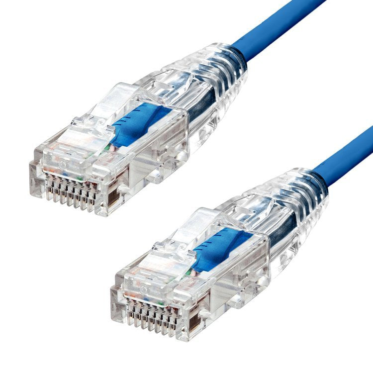 Proxtend Slim U/Utp Cat6a Lszh Awg 28 Blue 0.75m