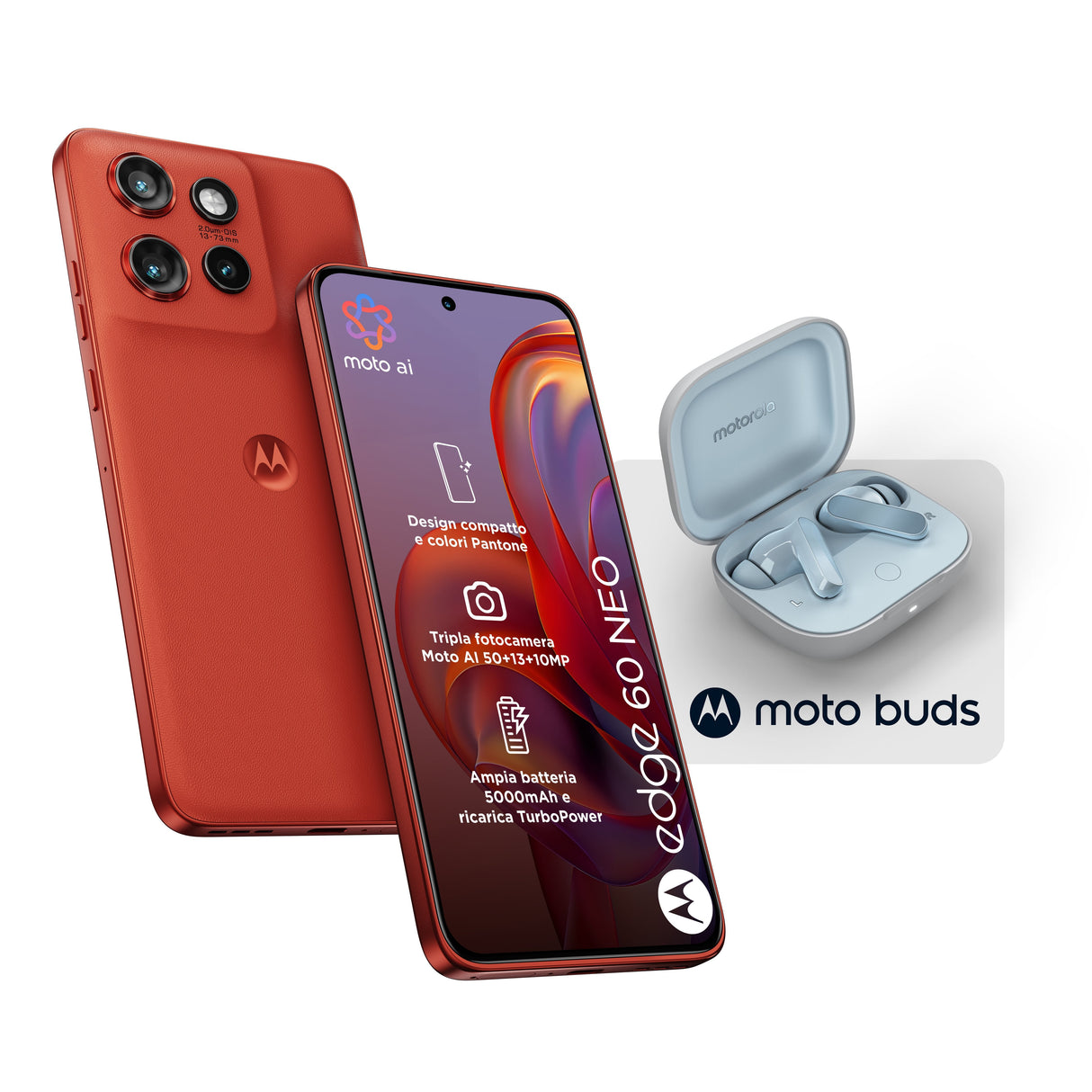 EAN 8033779084164 - Motorola edge 60 neo + Moto Buds PG38C05749 16,1 cm (6.36") SIM doble Android 15 5G USB Tipo C 8 GB 256 G imagen 1