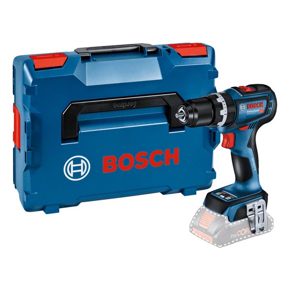 Taladro Percutor Bosch Professional Inalámbrico Gsb 18v-90 C Professional Solo, 18 Voltios Azul/Negro, Sin Batería Ni Cargador, En L-Boxx 06019k6102