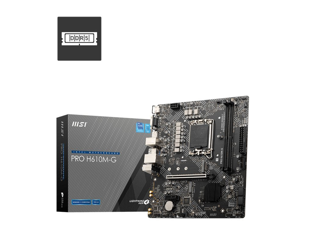 EAN 4719072942663 - MSI PRO H610M-G placa base Intel H610 LGA 1700 micro ATX imagen 1