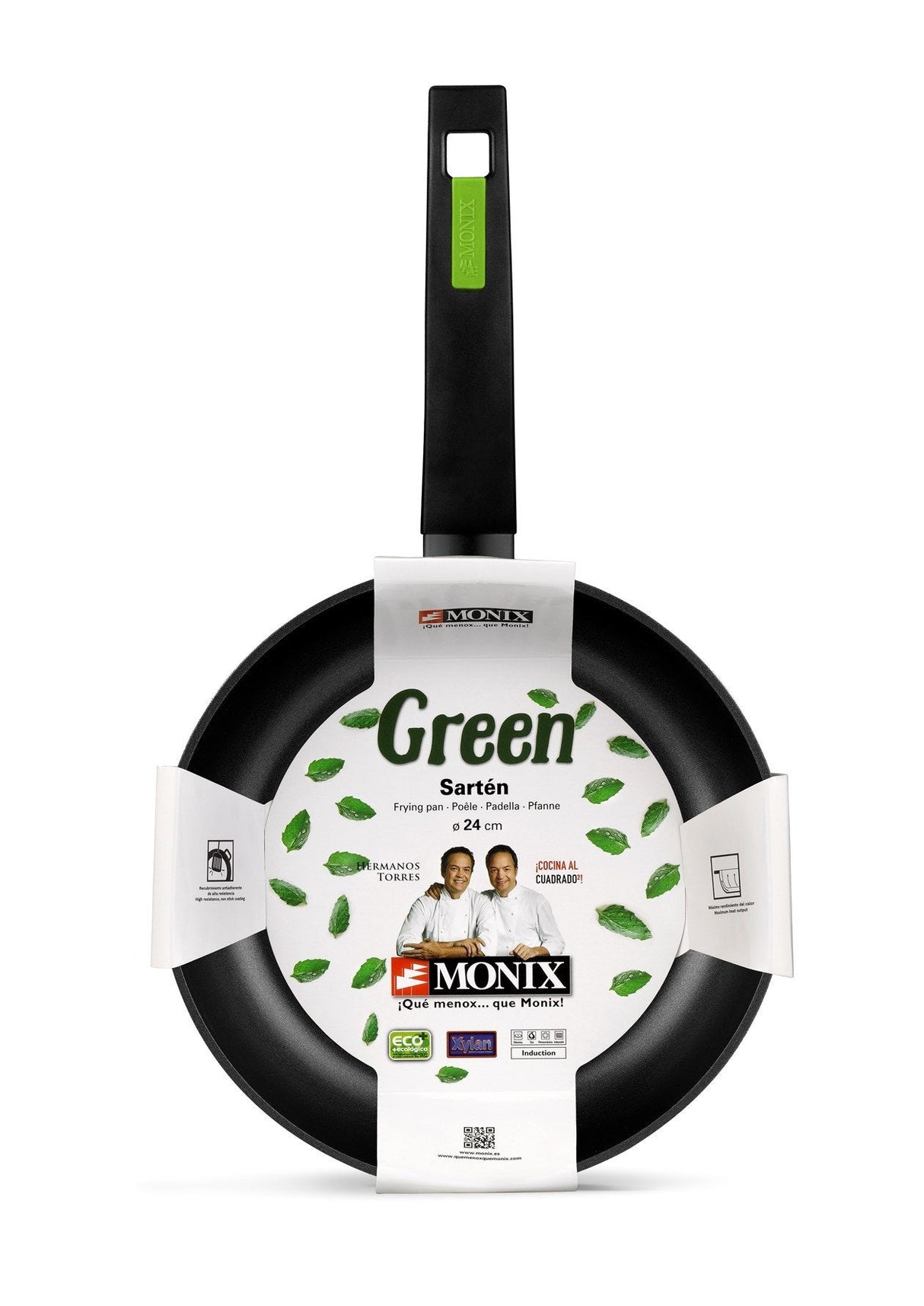 Sartén Monix Green M481224 Ø24cm Aluminio Forjado Apta Para Inducción