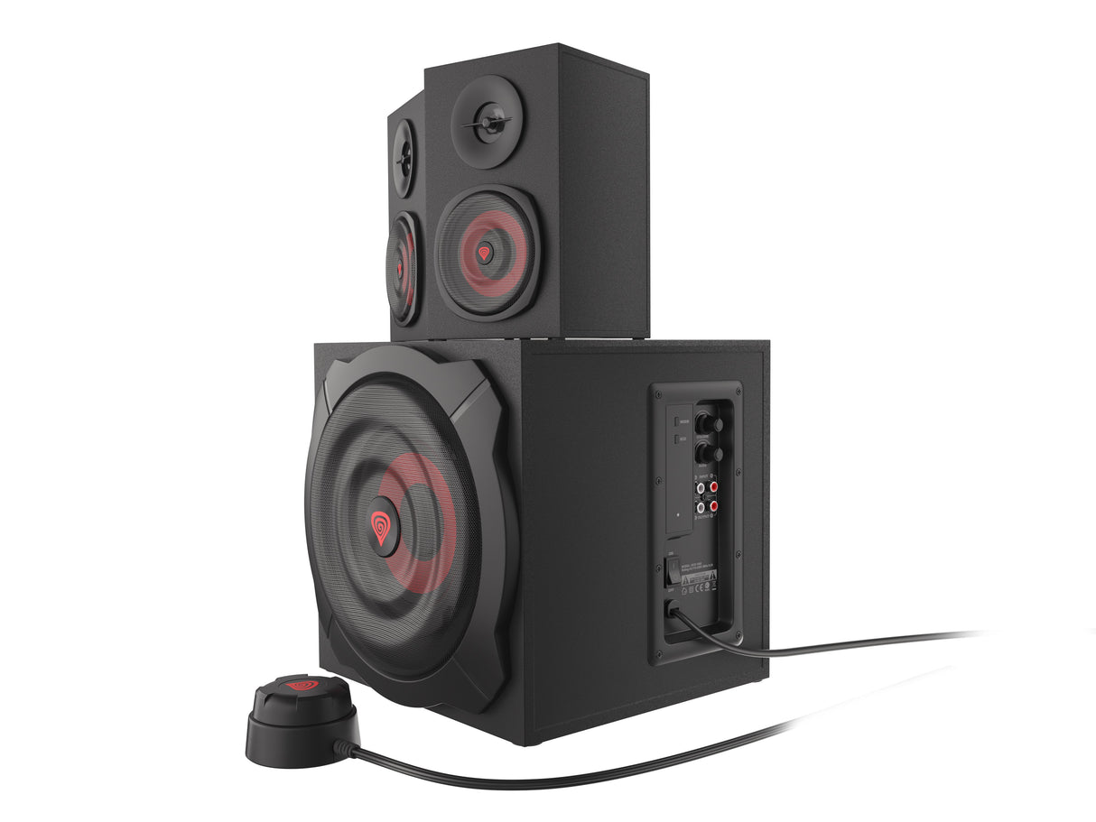 EAN 5901969417852 - GENESIS Helium 610BT conjunto de altavoces 60 W PC/ordenador portátil Negro, Rojo 2.1 canales De 2 vías 3 imagen 3