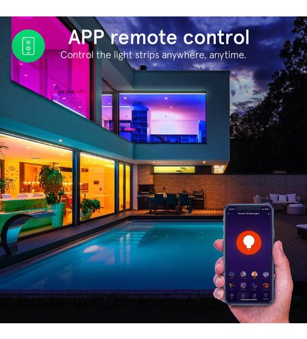 EAN 5907772033913 - Nous 5907772033913 iluminación inteligente Tira de luz inteligente Wi-Fi 24 W imagen 5