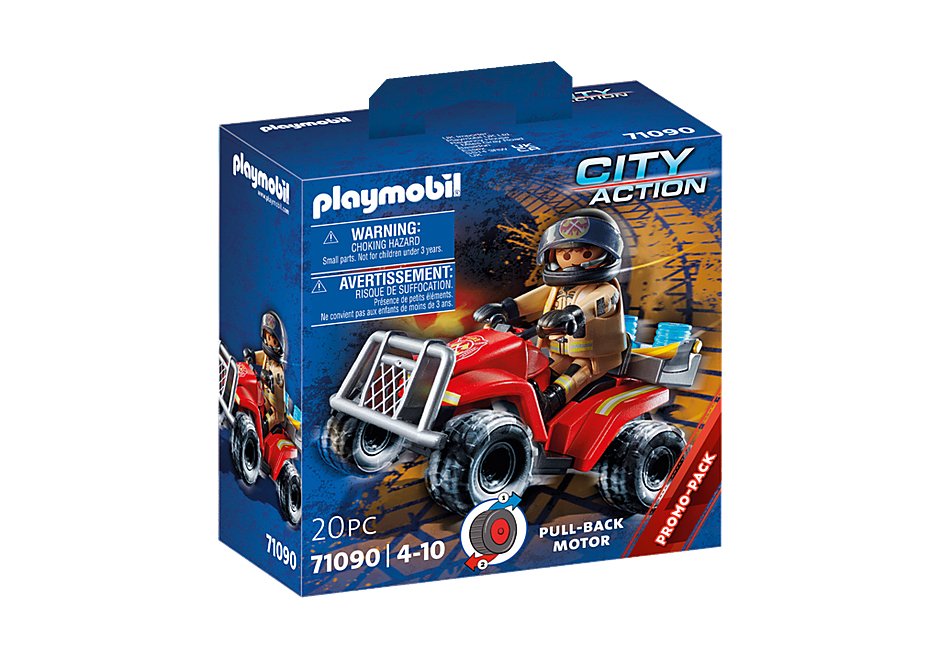 Playmobil 71090 Bomberos Speed Quad
