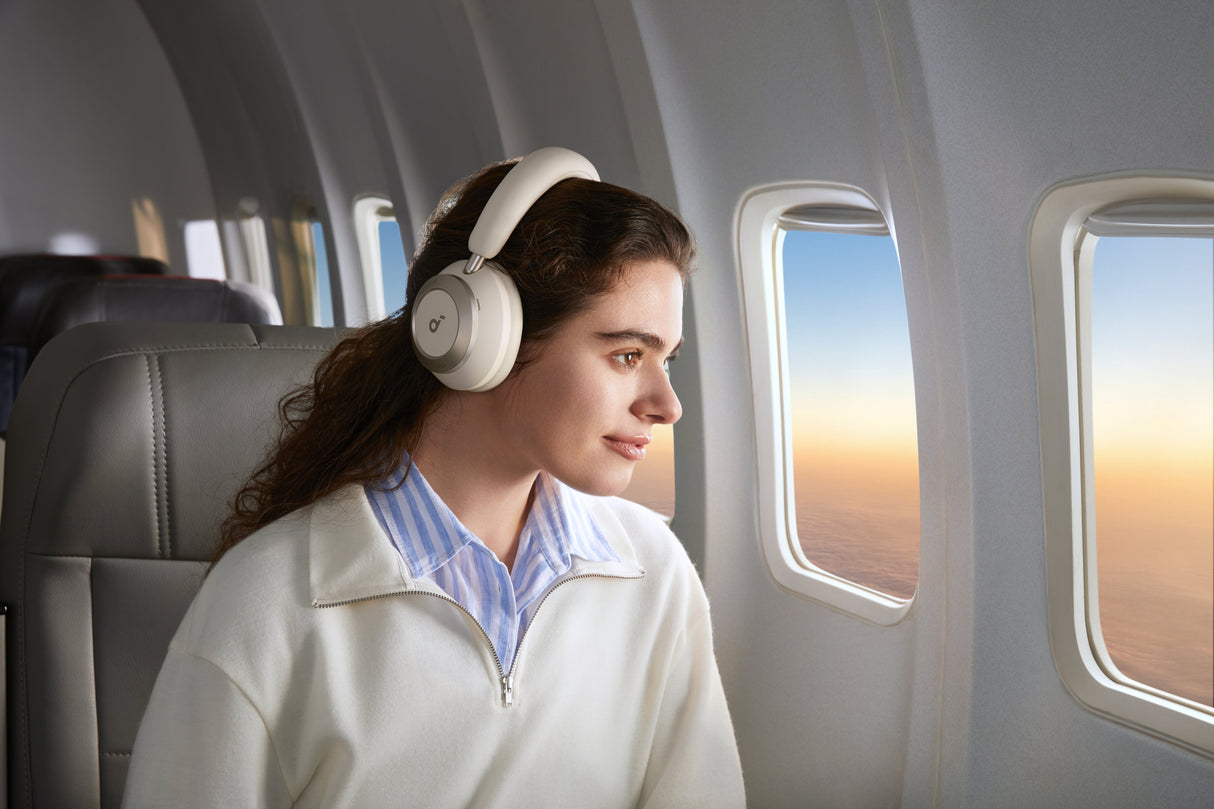 Auriculares Soundcore Space One Pro - Cream White