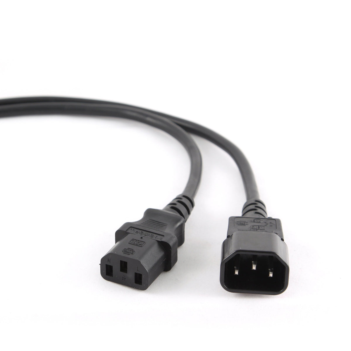EAN 8716309037877 - Gembird PC-189-100-5M cable de transmisión Negro C13 acoplador IEC C14 imagen 3