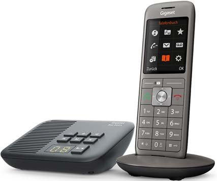 Gigaset Cl660a Teléfono Dect Antracita, Negro