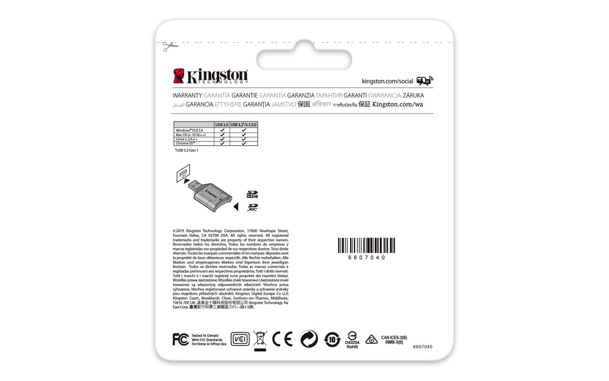EAN 0740617301793 - Kingston Technology MobileLite Plus lector de tarjeta USB 3.2 Gen 1 (3.1 Gen 1) Type-A Negro imagen 4