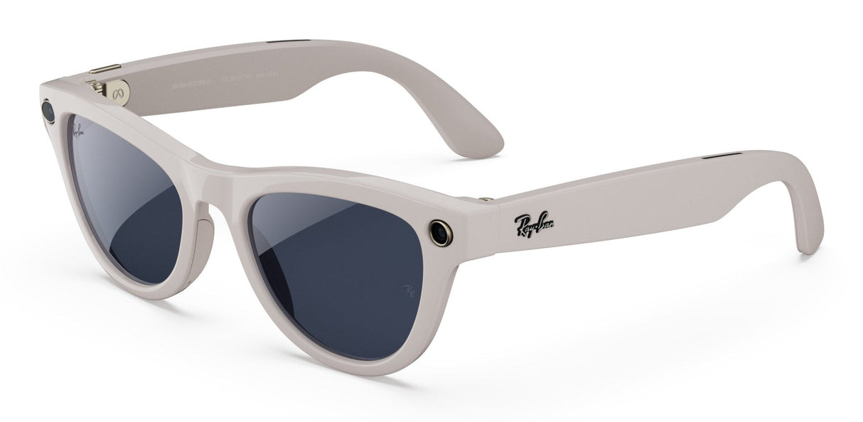 Ray-Ban Meta Skyler Gen1 Ai Glasses - Shiny/Chalky Grey Transitions
