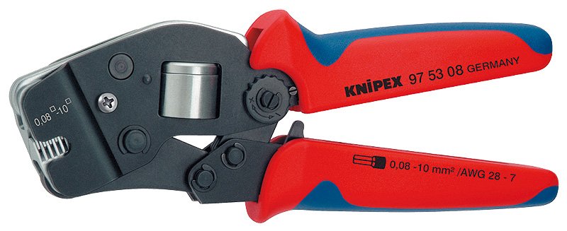 Alicates De Crimpado Autoajustables Knipex Para Casquillos De Extremo De Alambre