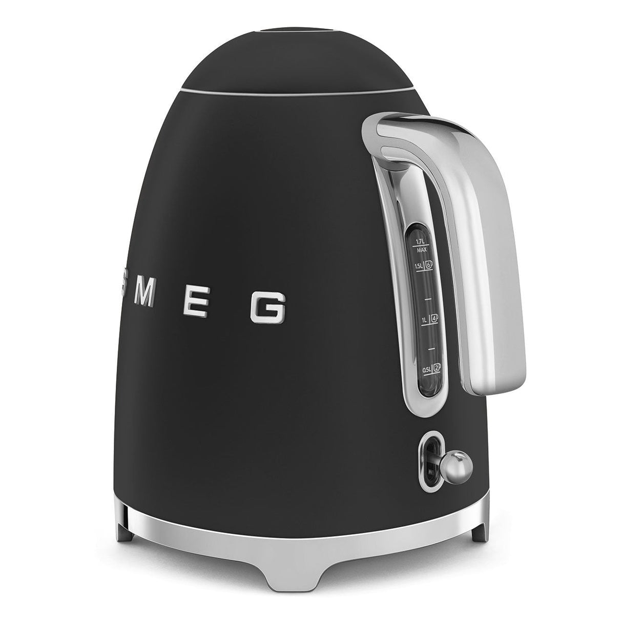EAN 8017709290795 - Smeg KLF03BLMEU tetera eléctrica 1,7 L 2400 W Negro, Cromo imagen 6