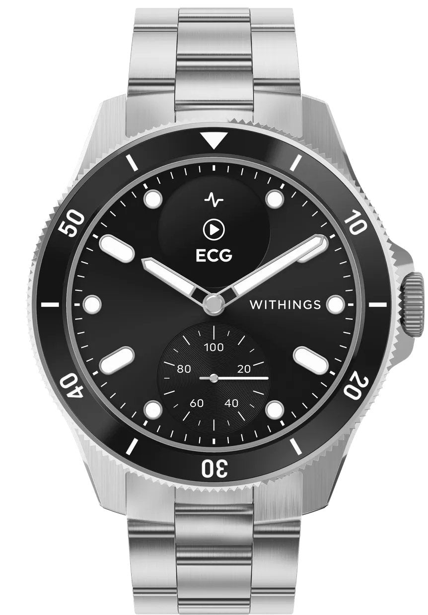 EAN 3700546708756 - Withings ScanWatch Nova 1,6 cm (0.63") OLED 42 mm Híbrido Negro, Acero inoxidable GPS (satélite) imagen 1
