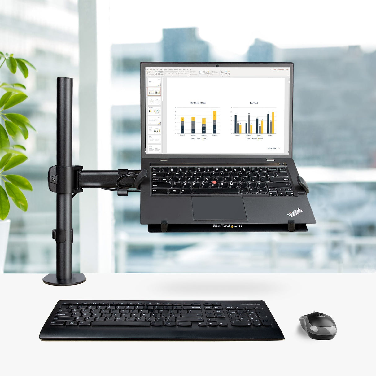 Startech.Com Verstellbares Befestigungskit - Laptop Und Monitor