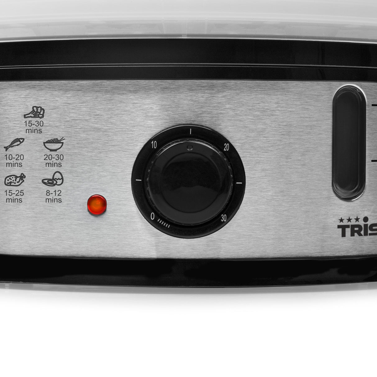 EAN 8713016065728 - Tristar VS-3914 vaporizador 3 cesta(s) Encimera 1200 W Negro, Acero inoxidable, Translúcido imagen 4