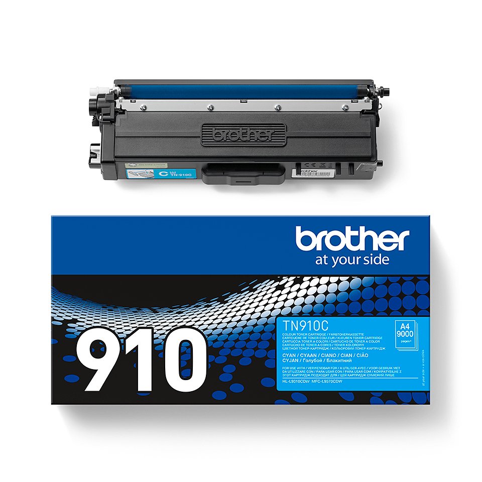 EAN 4977766771832 - Brother TN-910C cartucho de tóner 1 pieza(s) Original Cian imagen 3